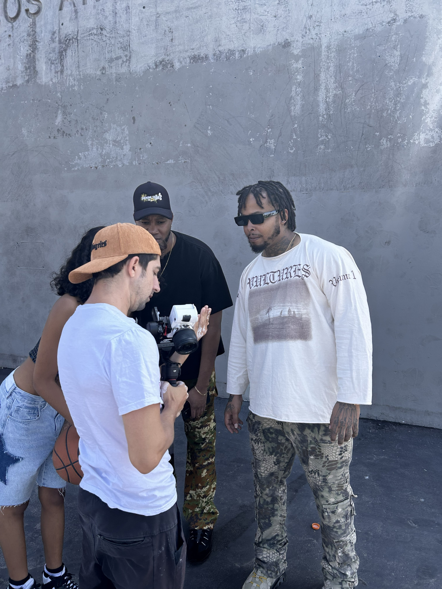 Basketball content shoot by 1 Of 1 Entertainment